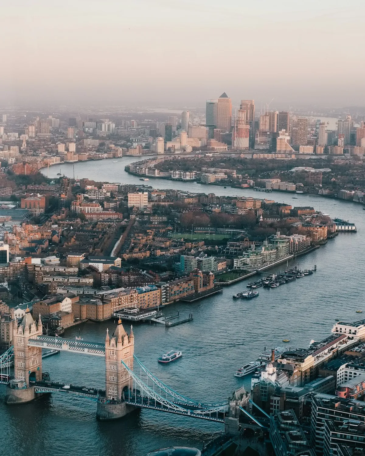 Tower Bridge, London at dusk